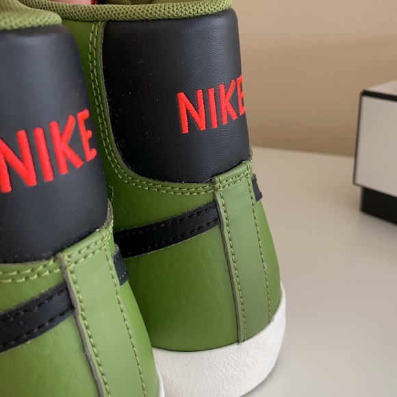 New Nike blazer mid asparagus green sneakers - Picture 4 of 8